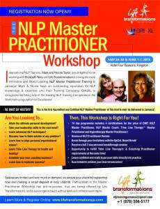 NLP Master Practitioner Workshop @ Hotel Four Seasons | Kingston | Saint Andrew Parish | Jamaica
